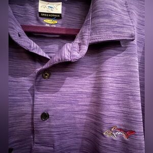 Greg Norman Collection Purple Casual Shirt XXL